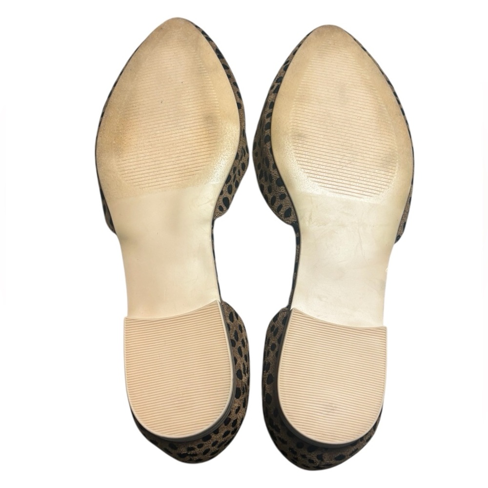Isaac Mizrahi New York Women's Brown Leopard Spots Flats Sz 6 - Picture 2 of 7